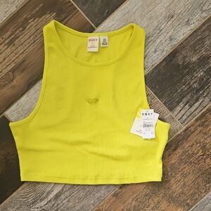 Roxy Women's Lime Green Crop Top